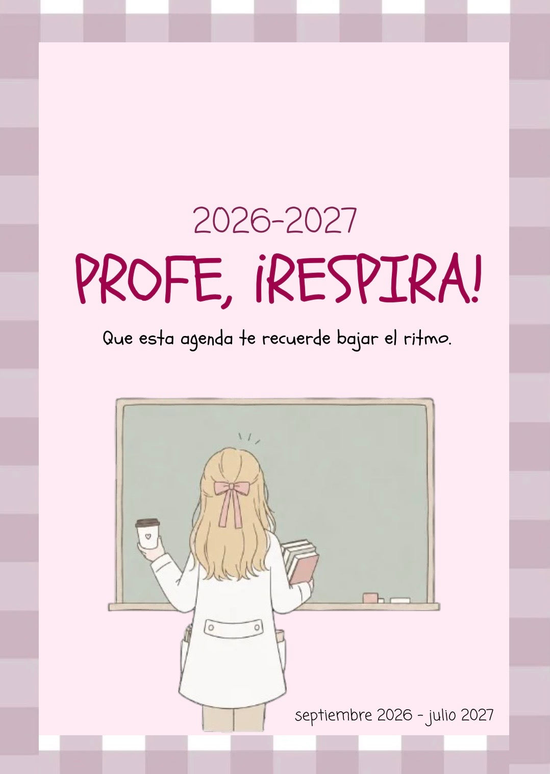 Agenda septiembre 2026-julio 2027 personalizada